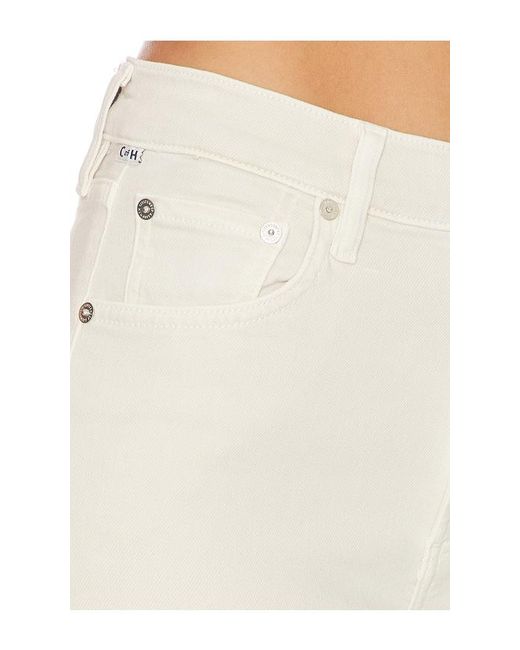 Citizens of Humanity White Devin Capri Pants
