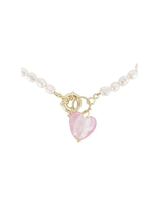 petit moments Pink Lisa Necklace