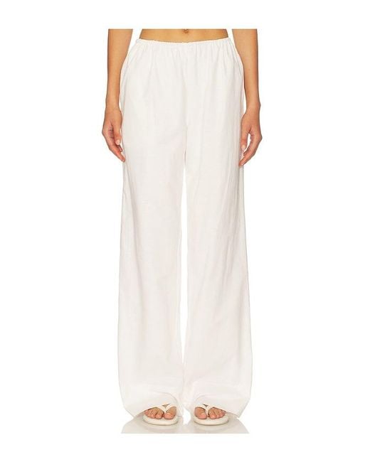 SNDY'S White Ismene Pants