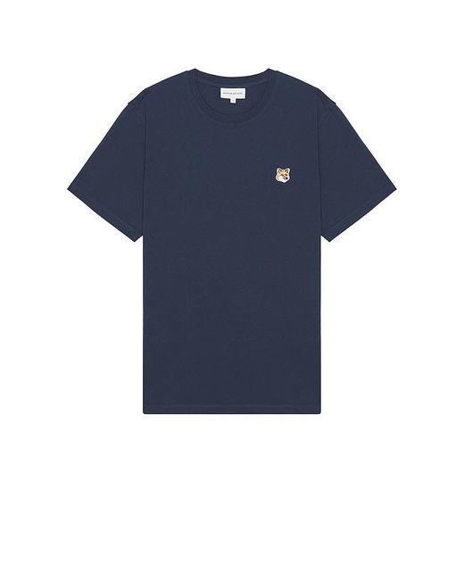 Fox Head Patch Regular T-shirt Maison Kitsuné pour homme en coloris Blue