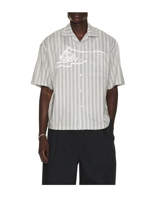 ICECREAM Gray Giant Short Sleeve Shirt for men