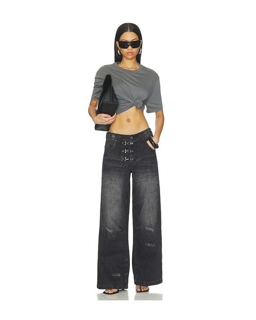 Jaded London Black Fireman Clip Colossus Jeans
