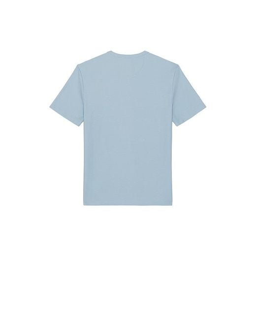 Vince Blue Pima Cotton Tee for men