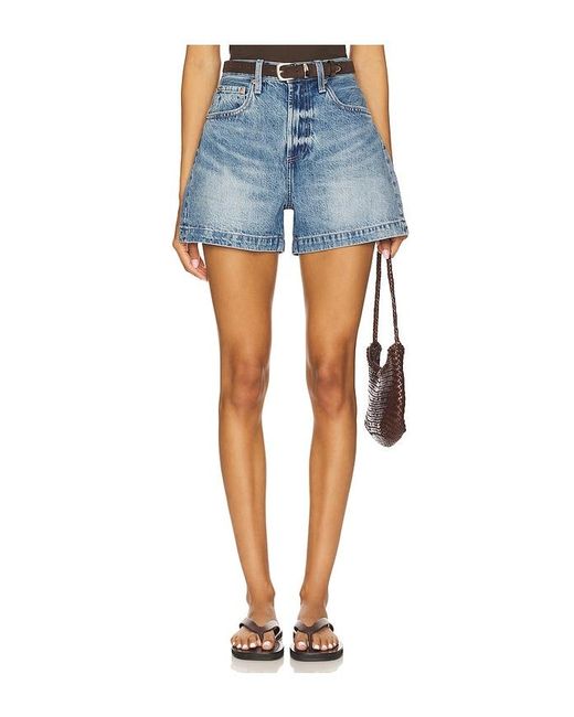 Pistola Blue Saige High Rise A-Line Short