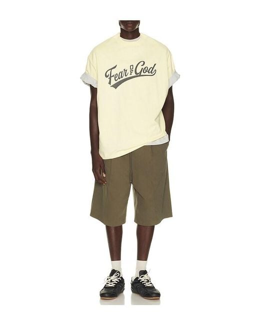 Fear Of God Gray Merch Tee for men