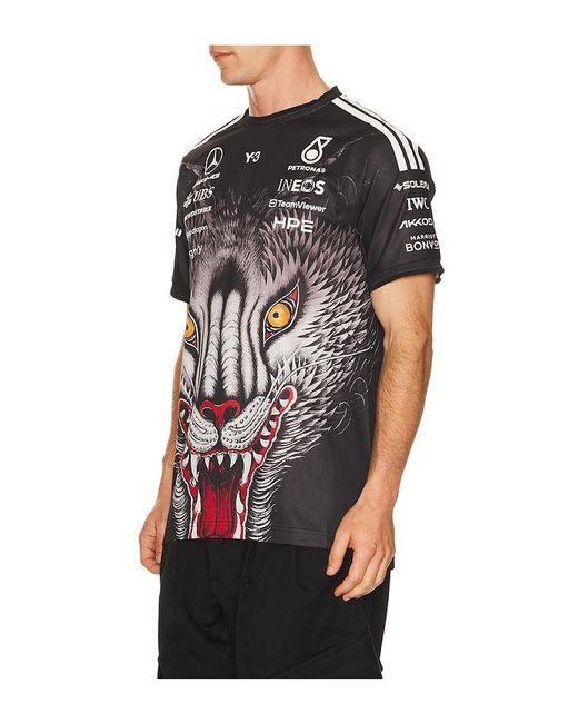 Y-3 Black X F1 Drvr Jersey for men