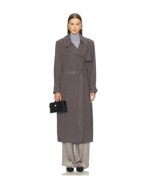 The Sei Multicolor Structured Trench Coat