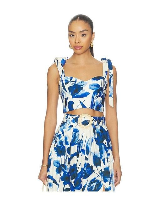 Cara Cara Blue Faiza Top