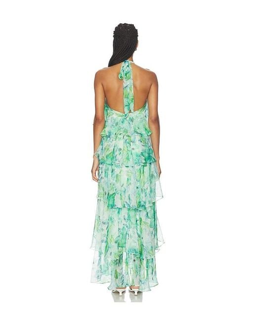Astr Green Daiga Dress