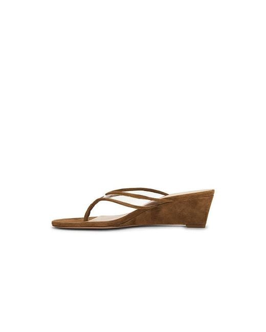 Veronica Beard White Clea Wedge Sandal