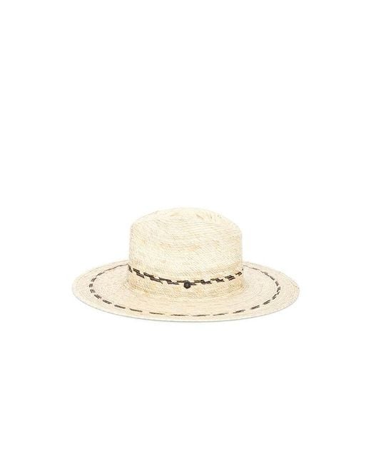 HEMLOCK HAT CO. White Hermosa Fedora Hat for men