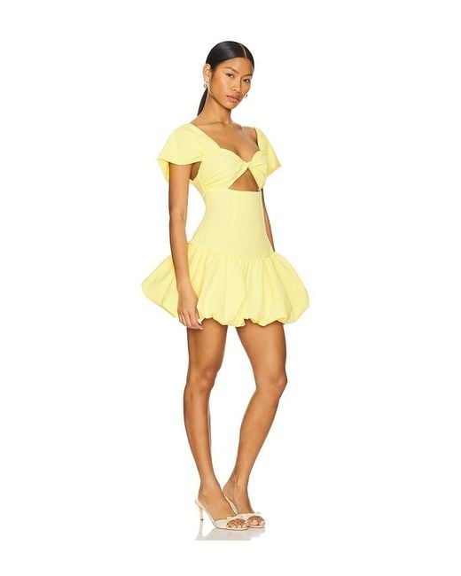 MORE TO COME Yellow Adda Mini Dress