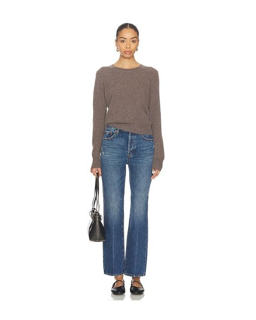 Pistola Blue Cassie Super High Rise Straight Jeans