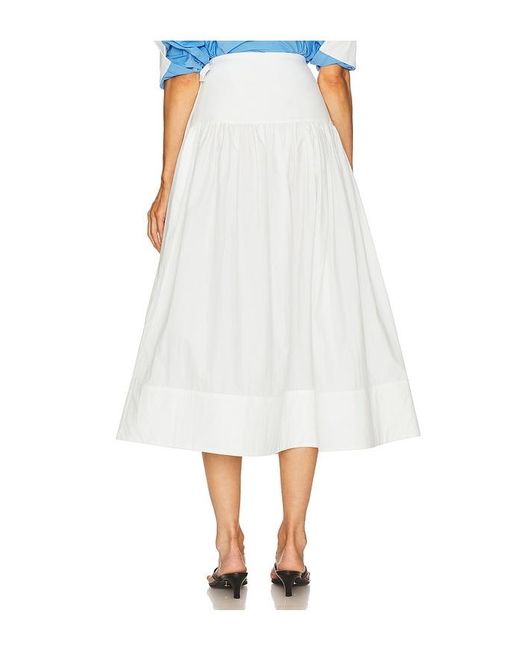 Helsa White Rock Wrap Skirt