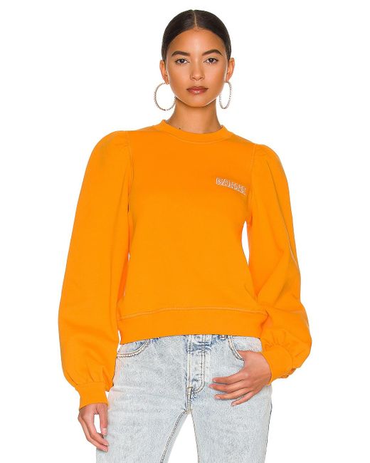 ganni logo sweatshirt