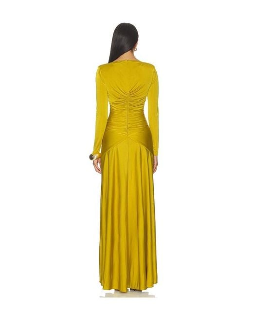 Et Ochs Yellow Thea Gown
