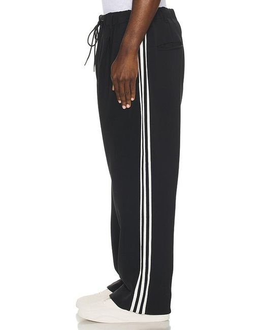 Y-3 Black 3s Straight Track Pant for men