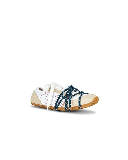Balmain Multicolor Leather & Nylon Racer 45 Sneaker