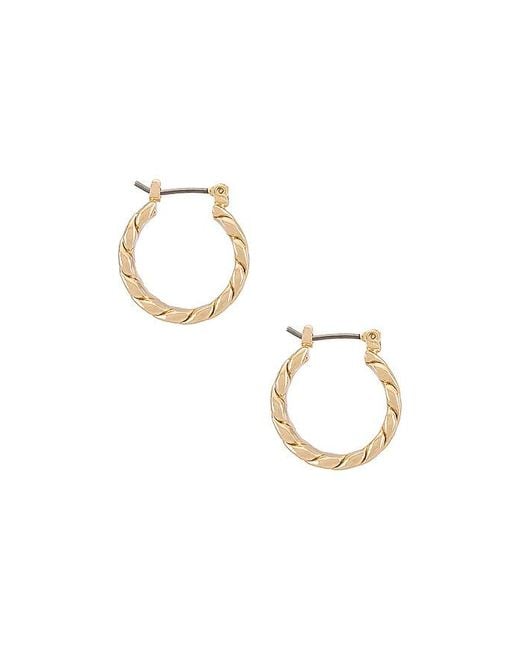Aros En Color Oro Metálico Talla En Ettika de color Metallic