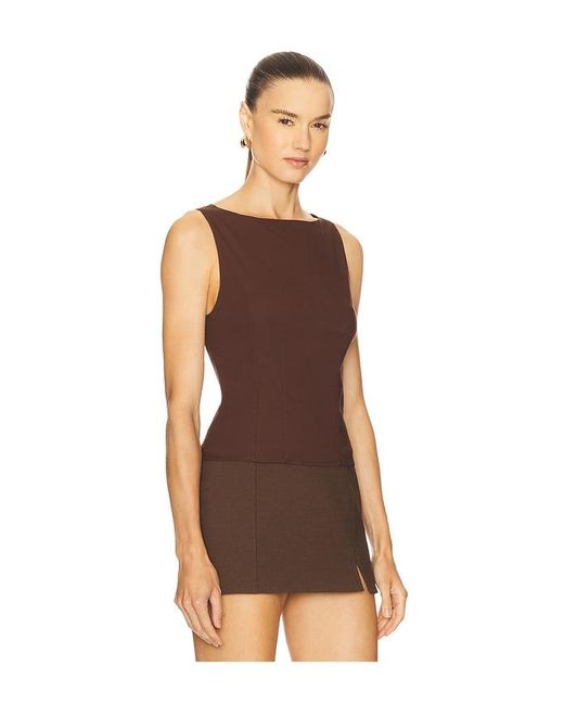 L'academie Brown Elsie Top