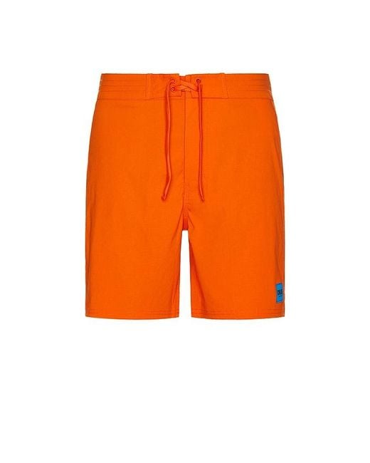 Deus Ex Machina Orange Ricos Boardshort for men