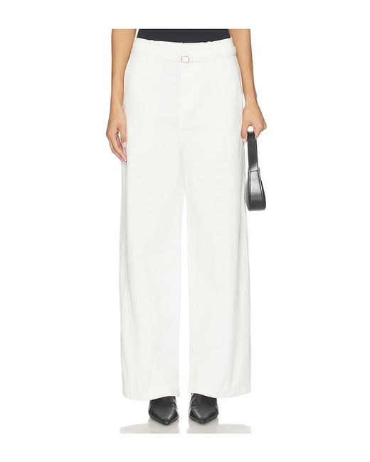 Elodie the Label White Jacob Twill Pants