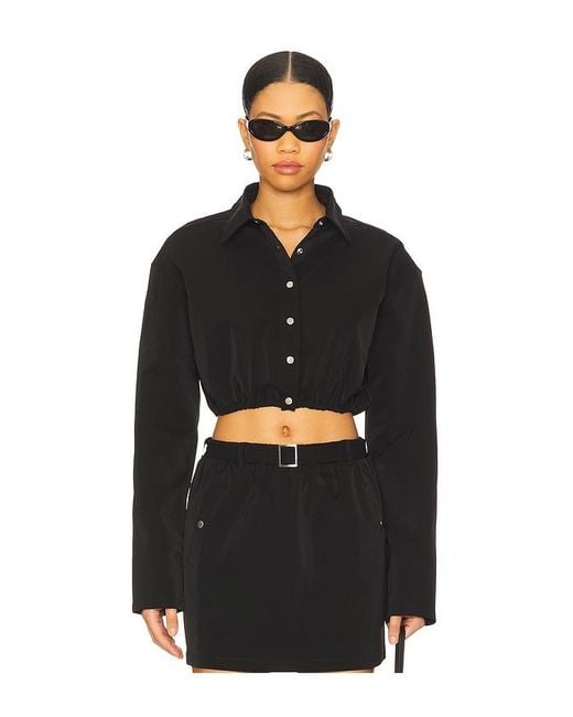 Lovers + Friends Black Cameron Utility Top