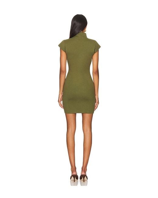 Line & Dot Green Rumi Mini Dress
