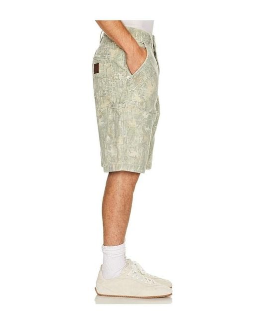 Guess Natural Canvas Utility Carpenter Short for men