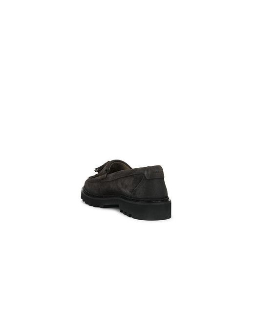 AllSaints Black Skiff Tassel Loafer for men