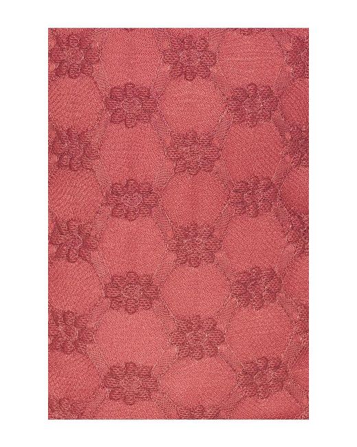 Bardot Red Mariko Halter Neck Midi Dress