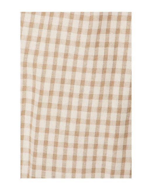 Blank NYC White Gingham Top