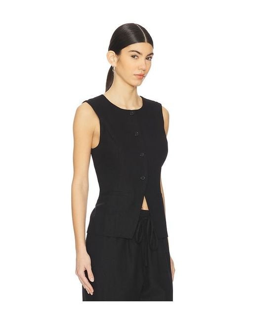 Steve Madden Black Wesley Top