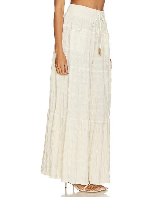 Free People Natural WEITE HOSE IN PARADISE
