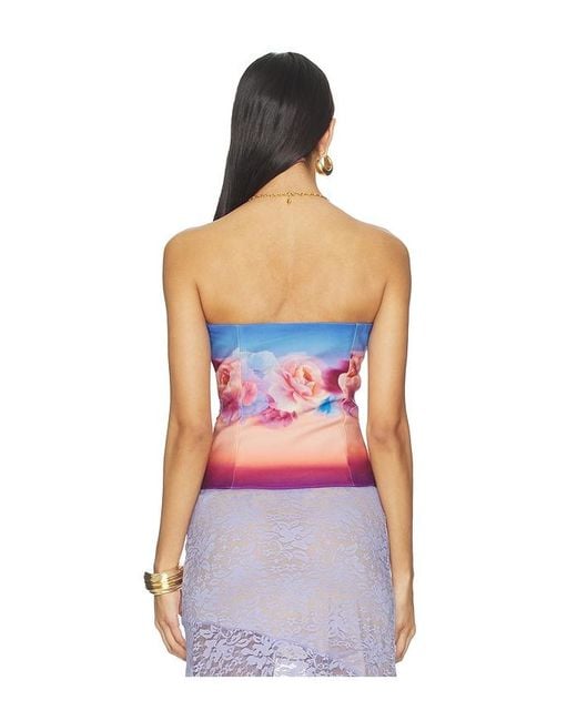Runaway the Label White Mahina Bustier