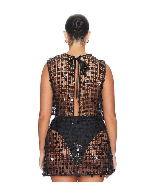 L'academie Black 'Academie Drew Top