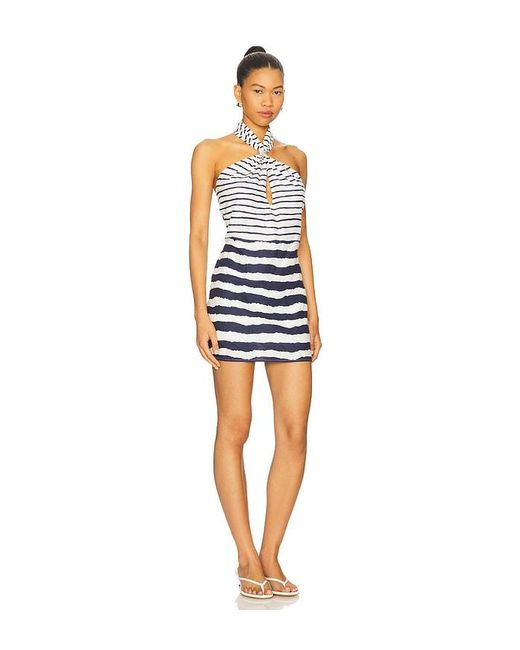 ViX Blue Kleid Annency