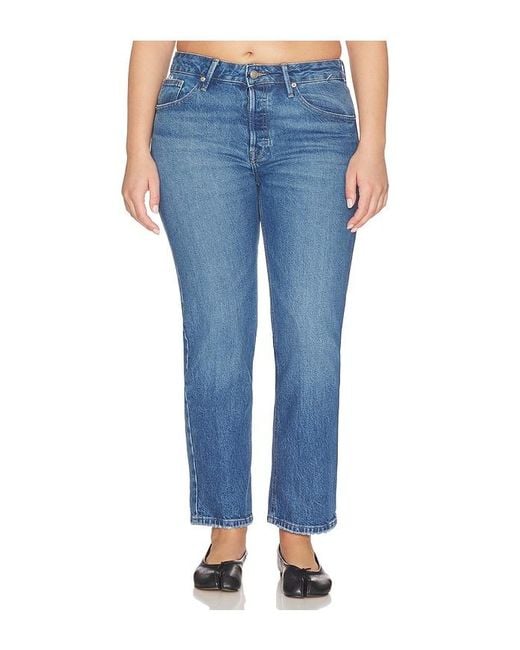 GOOD AMERICAN Blue Good Vintage Ankle Jeans