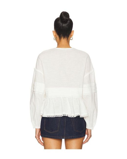 SNDY'S White Siggie Blouse