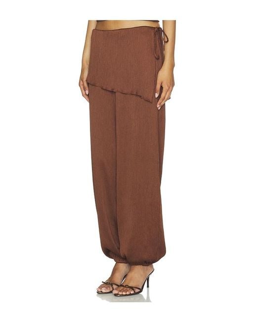 Lovers + Friends Brown Ryder Pant
