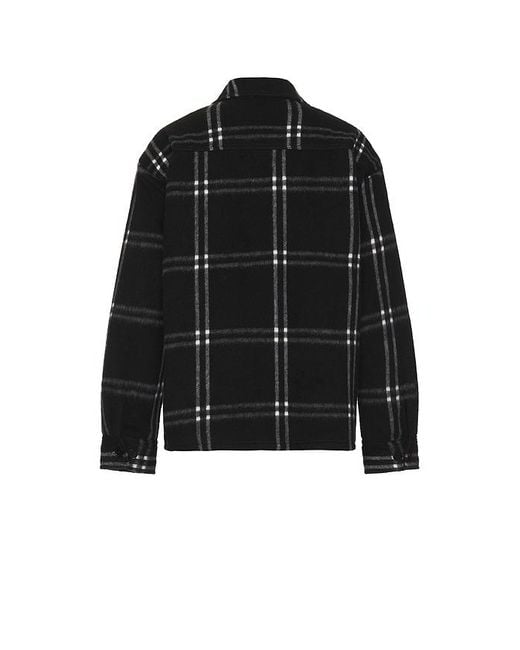 Obey Black Entrada Shirt Jacket for men