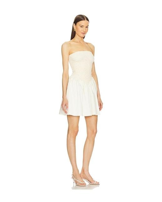 LPA White Stacci Mini Dress
