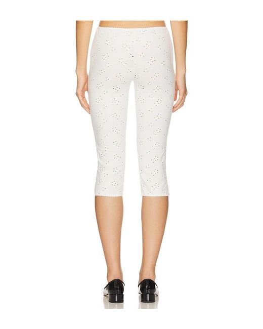 Free People White X Intimately Fp Full Bloom Capri