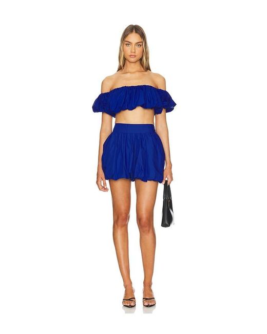 Susana Monaco Blue Bubble Short