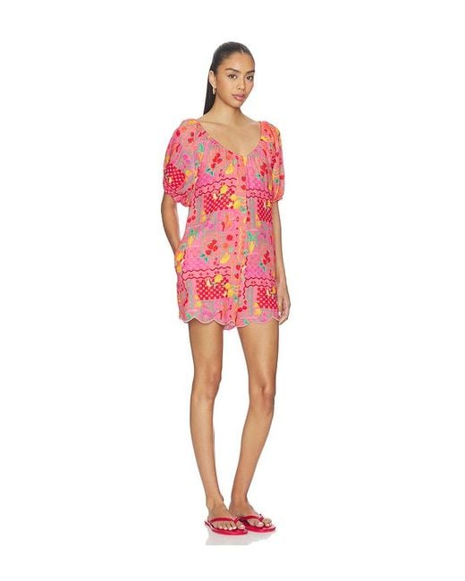 Beach Riot Red Ellery Romper