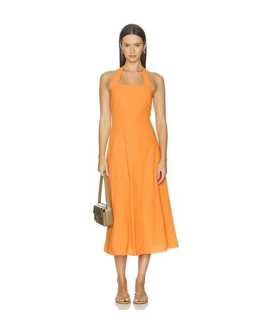 Elodie the Label Orange Ozara Dress