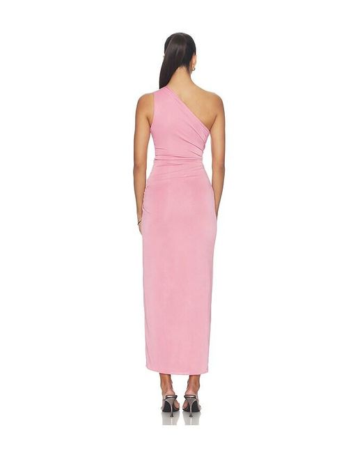 MOTHER OF ALL Pink Kay Ripple Maxi Dress