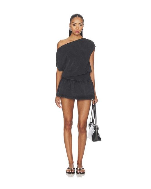 Free People Black X Fp Movement Hot Shot City Dress