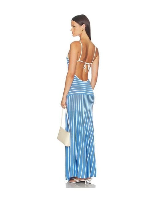 Solid & Striped Blue The Lottie Dress