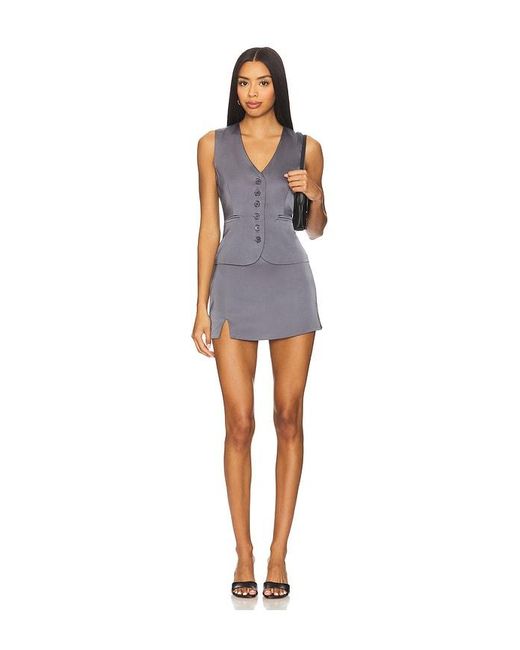ALL THE WAYS Blue Betty Vest Top